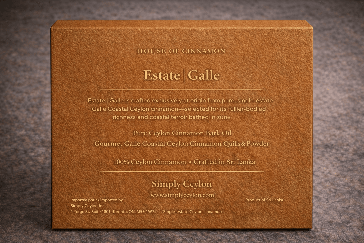 Estate Collection | Galle — back