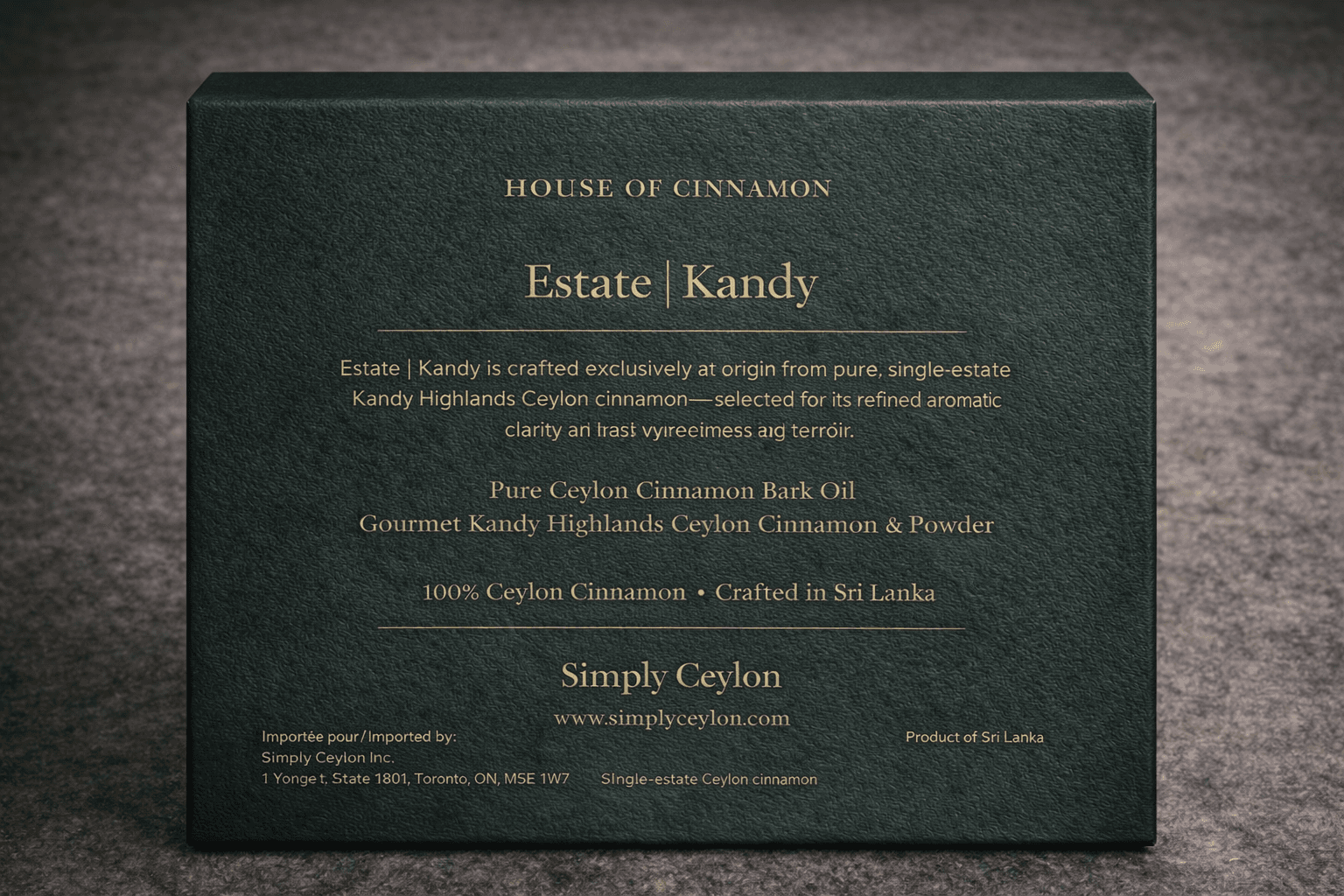 Estate Collection | Kandy — back